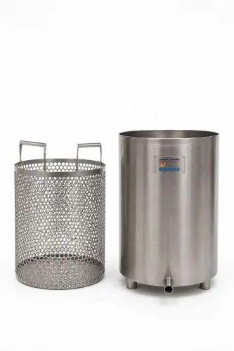 Tanque Aço Inox com cesto 80 litros