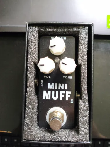 NOVO! Pedal Guitarra Fuzz Distortion Mini Muff Mosky True Bypass