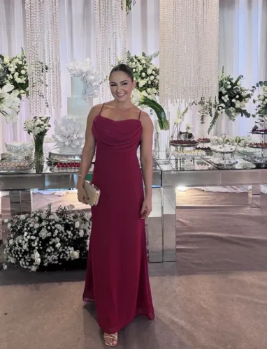 vestido dot clothing longo amora M