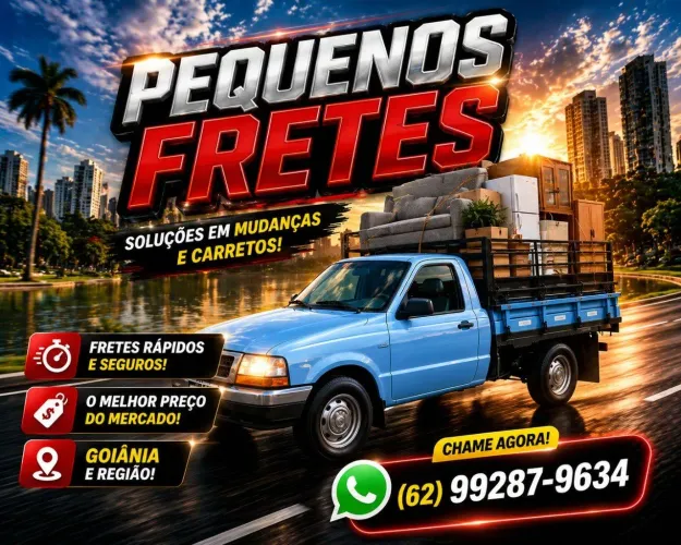 fretes e mudanças Goiânia Garavelo e região so chamar *