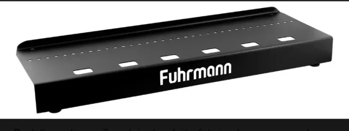 Pedalboard Suporte Para Até 7 Pedais Aço Carbono 54x18cm Fuhrmann