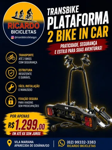 TRANSBIKE PLATAFORMA BIKE IN CAR - 2 BIKES