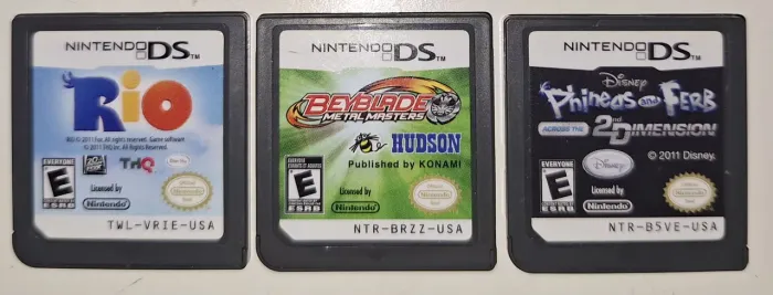 3 JOGOS de NINTENDO DS