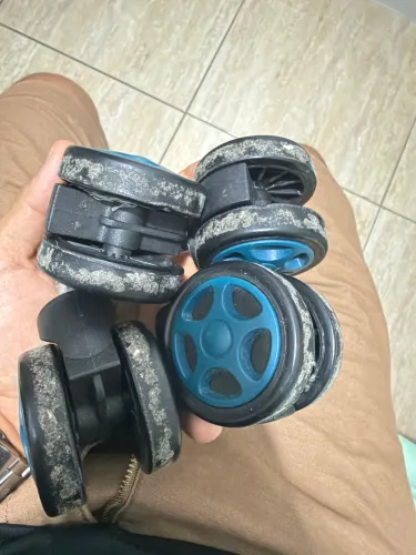 Rodinhas de cadeira gamer kit com 5