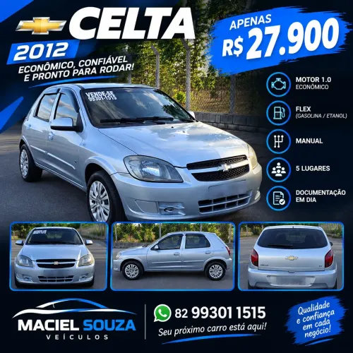 Chevrolet Celta Spirit/ LT 1.0 MPFI 8V Flexp. 5P 2012
