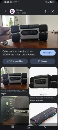 Som navcity em perfeito estado