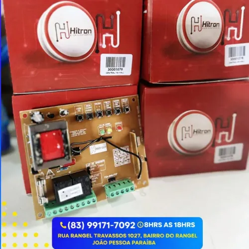 Placa Universal para Motor de Portão de Garagem, Hitron H4 Hall | Nova | NF + Garantia
