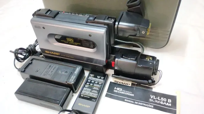 Filmadora Sharp VHS