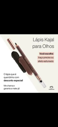 Lapis Kajal para os olhos Natura Una