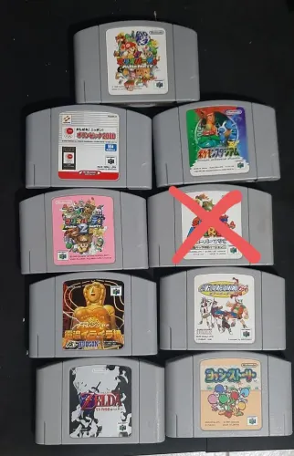 Fitas nintendo64 originais LEIA