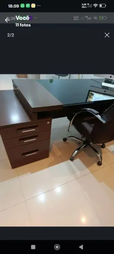 Vendo Mesa e Cadeira para escritório 