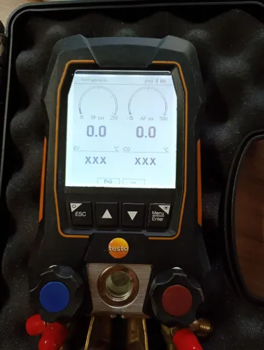 Manifold Testo e vacuômetro