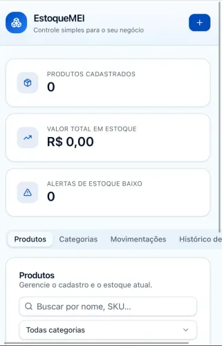 Crio sites personalizados para comércios e depósitos