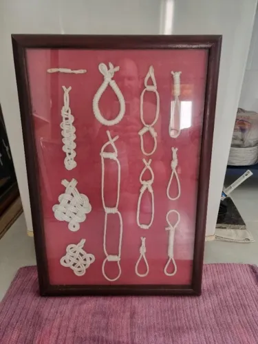 Quadro de Nós de Marinheiro Antigo - Tamanho medio