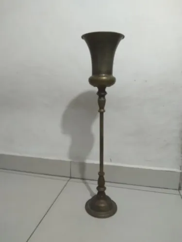 Taça antiga de pedestal perfeito p decoração ou colecionadores 70x17 envio p conta do com
