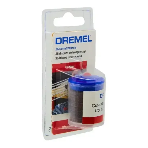 Disco De Corte 1.5/16 C/ 36 Peças Dremel 409 Cor Marrom
