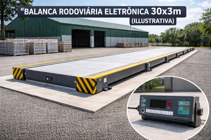 Balança Rodoviária Eletrônica Metra 120t 36x3m