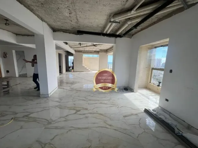 Cobertura com 4 dormitórios à venda, 380 m² - Canto do Forte - Praia Grande/SP