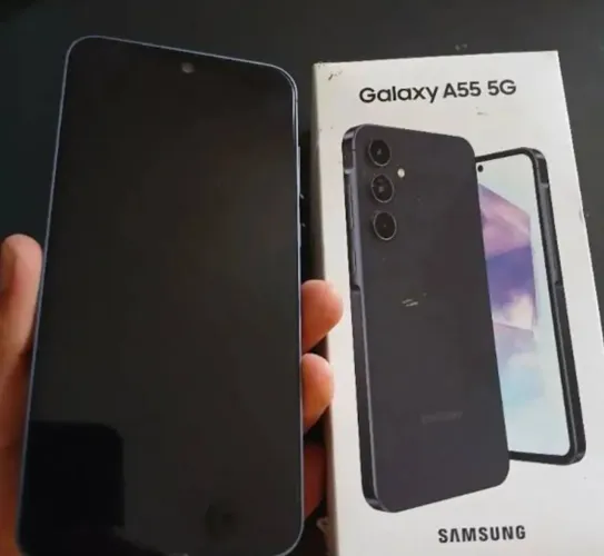 A55, Aceito troca por celular de menor valor com volta em dinheiro.