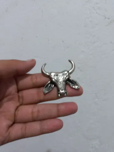 Passador de lenço country crânio de boi