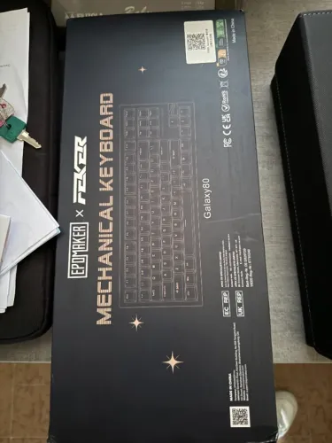 Teclado Gamer Epomaker Feker Galaxy80 - Novo na Caixa (Nunca Usado)