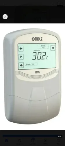 Termostato digital tholz aquecimento piscina