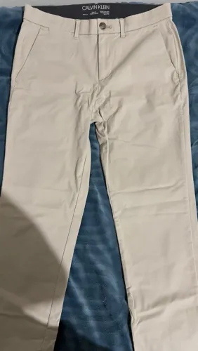 Calça bege Calvin Klein Slim fit - 40