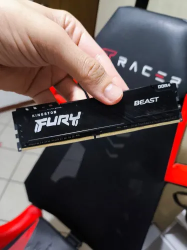 Memória Ram Kingston Fury Beast 16GB DDR4 3.200MHz <br>ESTADO DE NOVA, FUNCIONANDO 100%