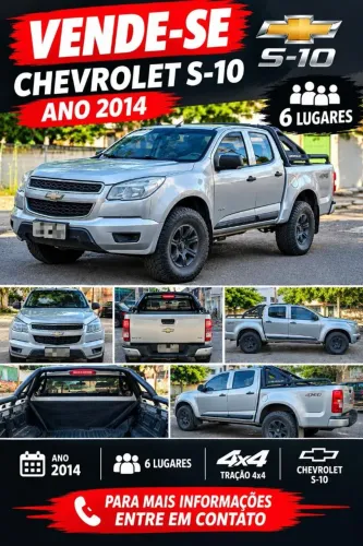 Chevrolet S10 Pick-up LS 2.8 TDI 4X4 CD Dies. Mec. 2014
