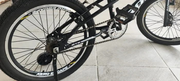  Bicicleta Infantil Aro 20 Route BMX Preta 
