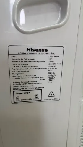 Ar condicionado portátil Hisense
