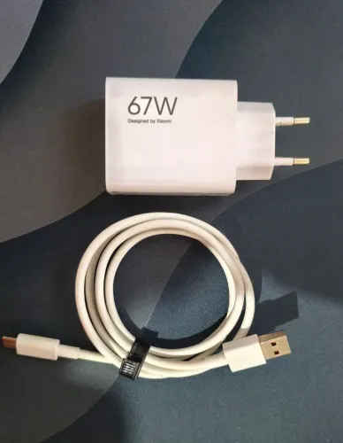 Carregador Xiaomi Original 67W + Cabo USB-A para USB-C