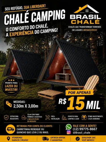 Chalé Camping