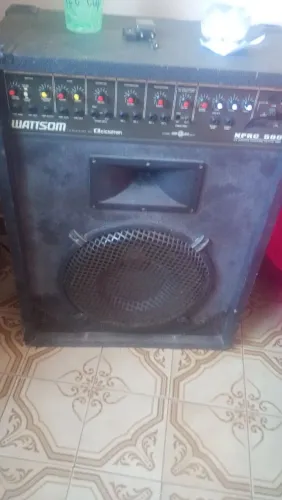 Caixa de som Watson 200 rms alto falante de 15 polegadas