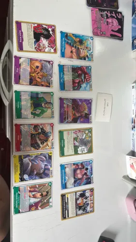 Lote Cartas One Piece originais (com carta rara)