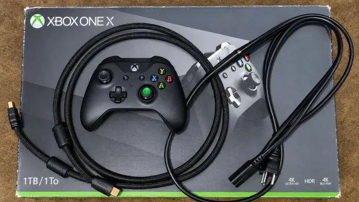 Xbox One X 1TB - Completo e Funcionando