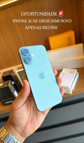 Phone 16 128GB Semi Novo Com Caixa 