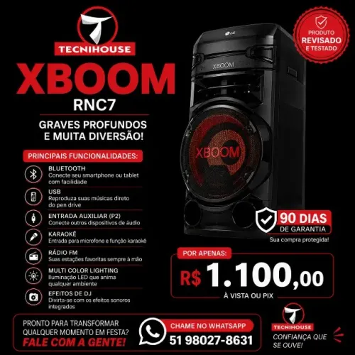 Aparelho de Som LG - XBOOM RNC7