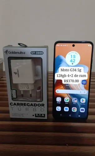 Moto g34 5g 128gb 4+4de ram