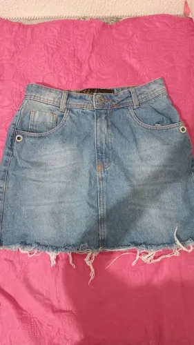 Saia jeans e calça jeans tam 40