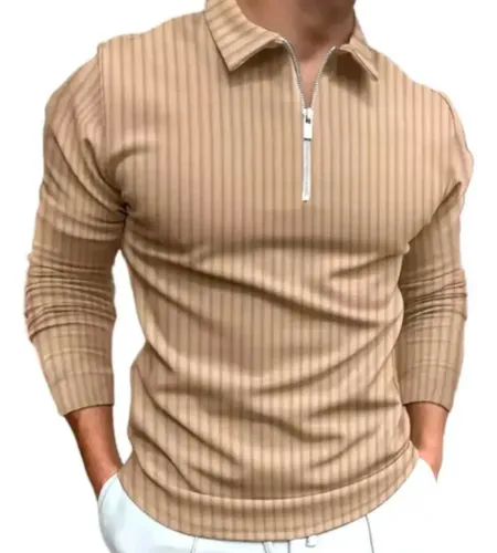 Camisa Polo Premium Canelada Manga Longa