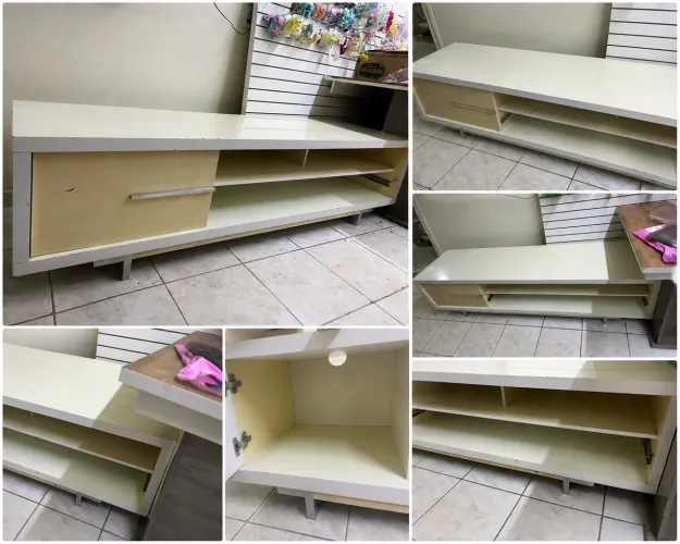 Vendo rack branco conservado