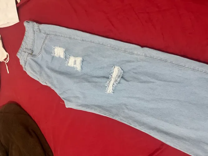 Calça wide leg