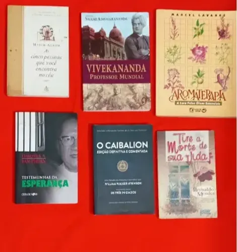 Livros : O Caibalion , Vivekananda , Aromaterapia e outros