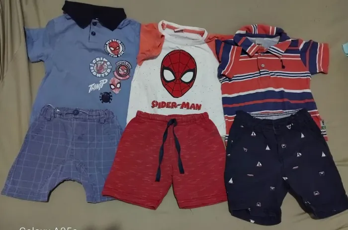 Lote de roupinhas de verão para bebê menino tamanhos 1 ano