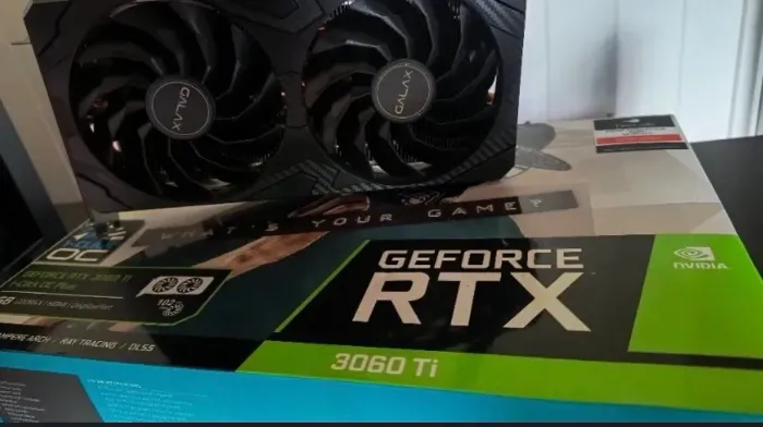 Placa de Vídeo Galax GeForce RTX 3060 1 Click OC 8GB