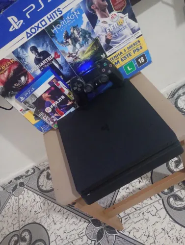 PS4 slim zero, com a caixa tudo original! Aceito troca em placa de vídeo e etc