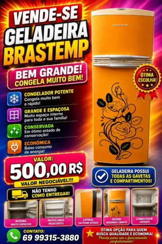 Vende-se Geladeira Brastemp envelopada