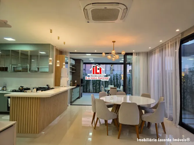 CASA RESERVA DO PARQUE, DUPLEX 4 SUÍTES, 362M² EDIFICADO, ENERGIA SOLAR, AMBIENTES INTEGRA