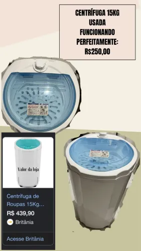 Centrífuga de roupas 